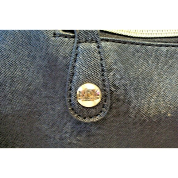 Marc New York Purse Large Satchel Leather Handbag Gold Hardware - Picture 6 of 10